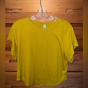 Vibrant Yellow Short Sleeve Women's Tee XL